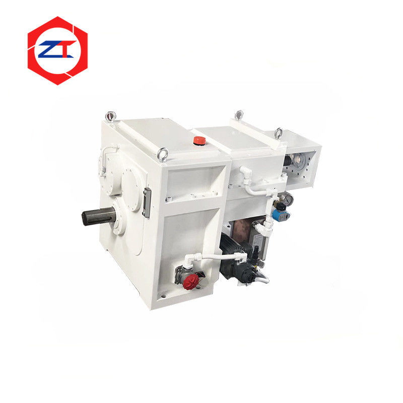 Boîte de vitesse jumelle TDSN d'extrudeuse à vis de machines en caoutchouc/plastique avec la vitesse de refroidissement de système de filtre augmentant la réduction de boîte de vitesse