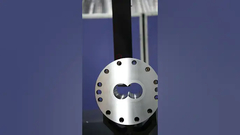 58 corps d'extrudeuse à double vis #corpsdevissage #machineextrusion #extrudeuseavisdouble